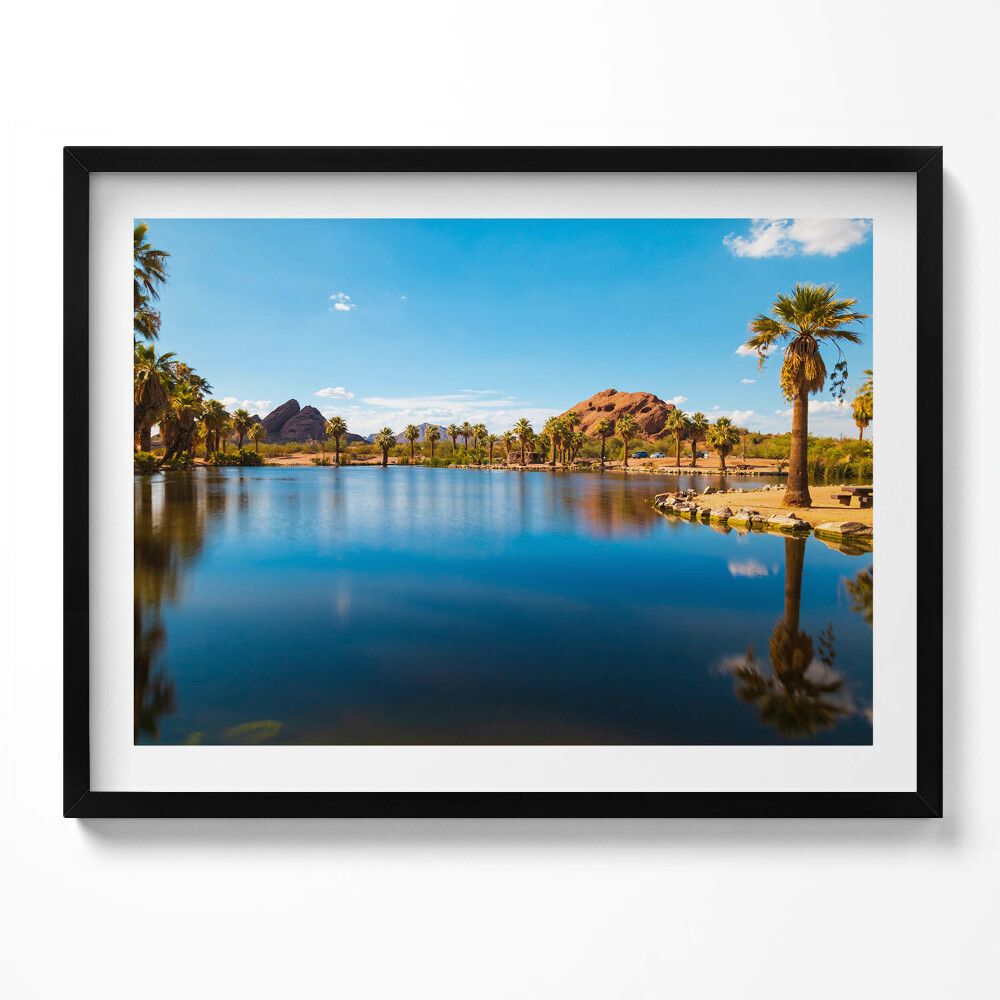 Obraz s rámem Krajina parku Papago