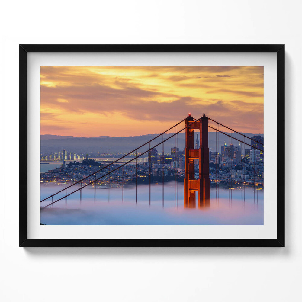 Obraz s rámem Most v San Franciscu