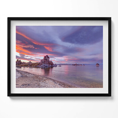 Obraz s rámem Mono Lake California Východ slunce