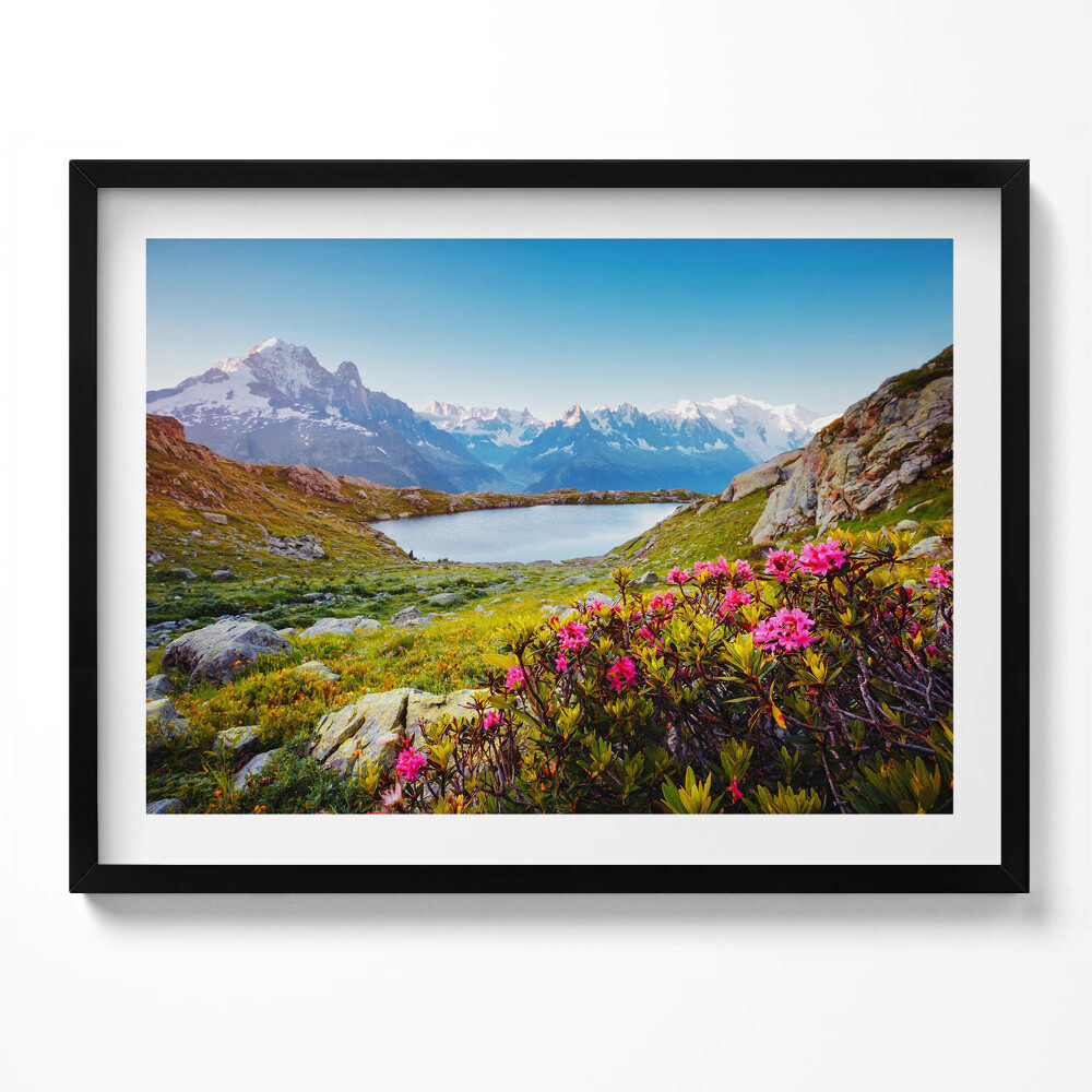 Obraz s rámem Mont Blanc ledovec Chamonix