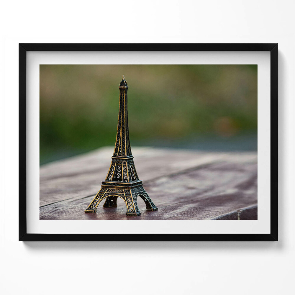 Obraz s rámem Eiffelova věž suvenýr