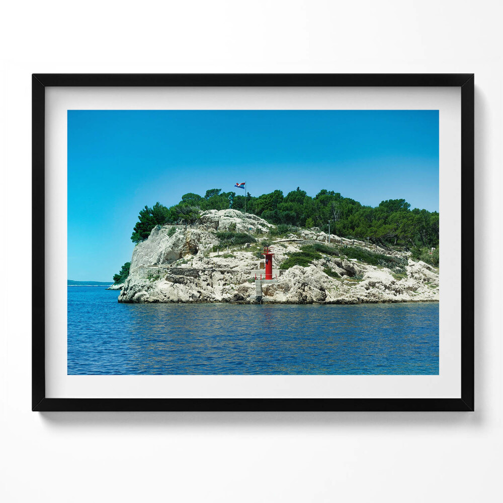 Obraz s rámem Scénická cesta Split Chorvatsko