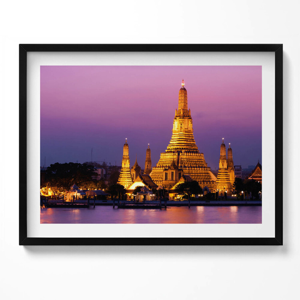 Obraz s rámem Chrám v Bangkoku v Thajsku