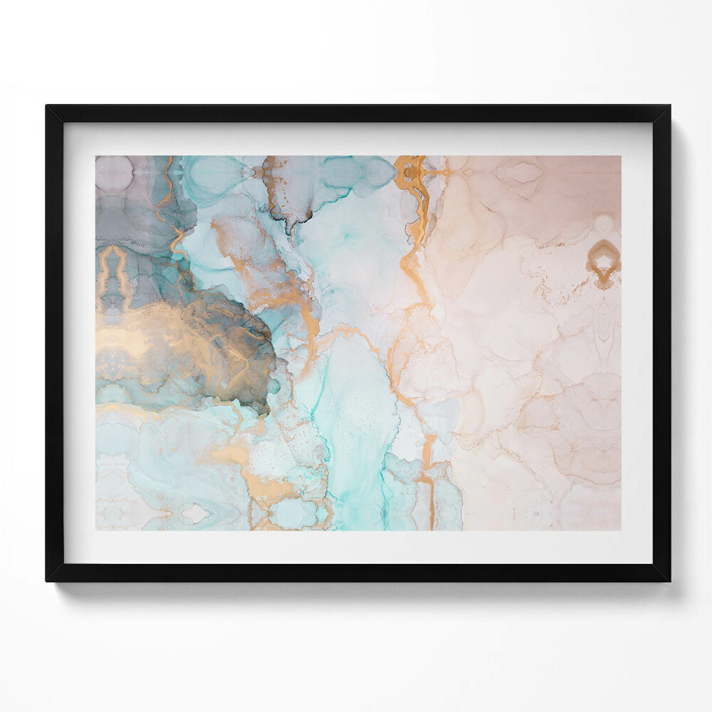 Obraz s rámem Mramorová abstrakce