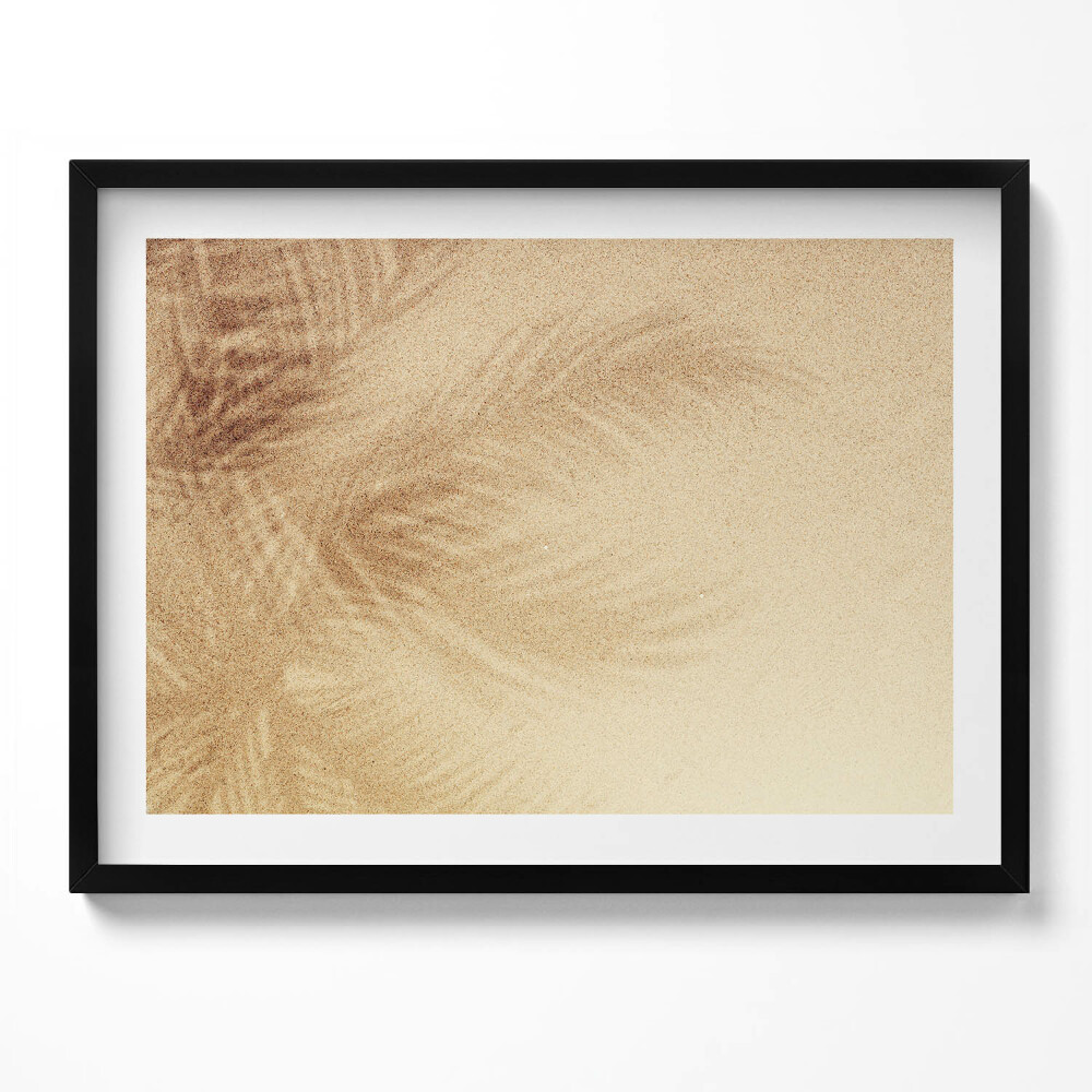 Obraz s rámem Pláž písek dovolená