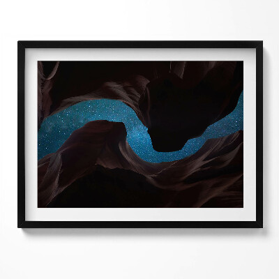 Obraz s rámem Hvězdná obloha