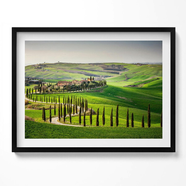 Obraz s rámem Krajina, italská atmosféra