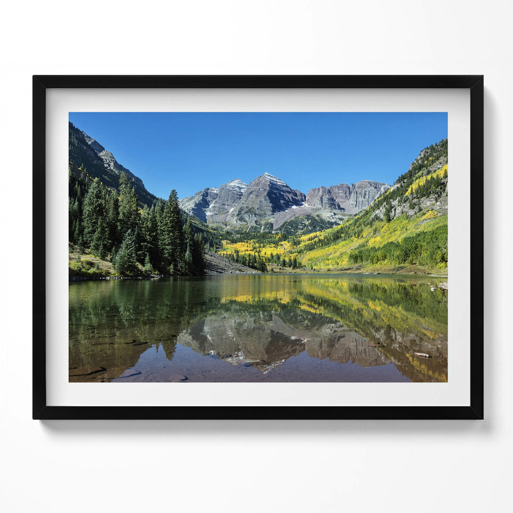 Obraz s rámem Jezerní hory a lesy