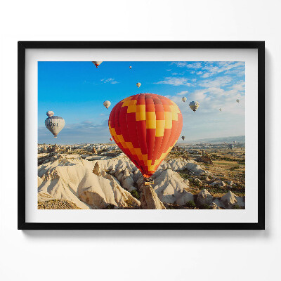 Obraz s rámem Létající balónky