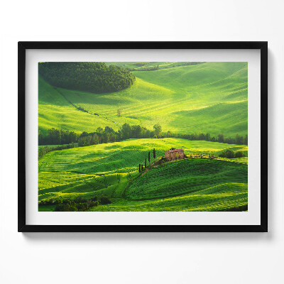 Obraz s rámem Krásná přírodní krajina Itálie