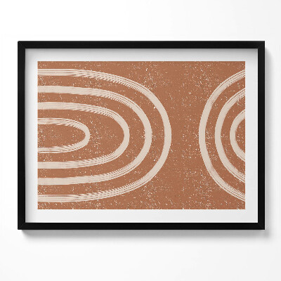 Obraz s rámem Minimalistické umění v boho stylu