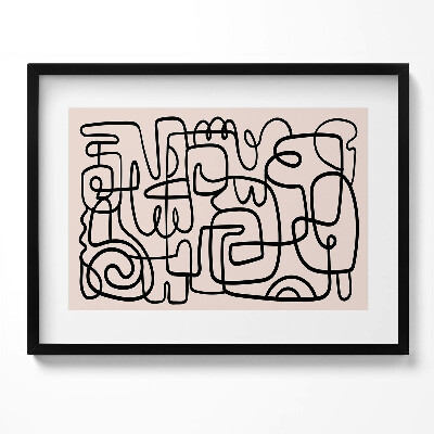 Obraz s rámem Umění abstraktní tvary