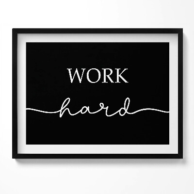 Obraz s rámem Motivační nápis 