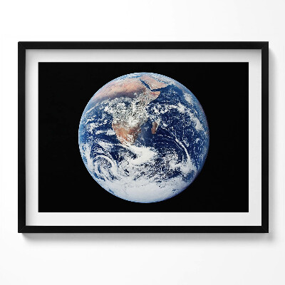 Obraz s rámem Země viděná z vesmíru