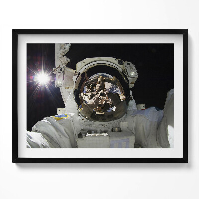Obraz s rámem Astronaut ve vesmíru NASA