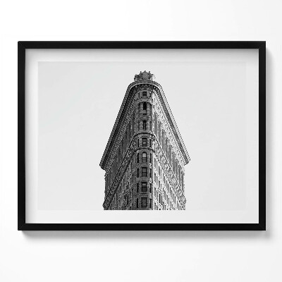 Obraz s rámem Symetrická budova