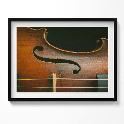Obraz s rámem Nástroj na housle