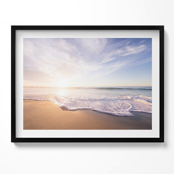 Obraz s rámem Klidný výhled na pláže a moře