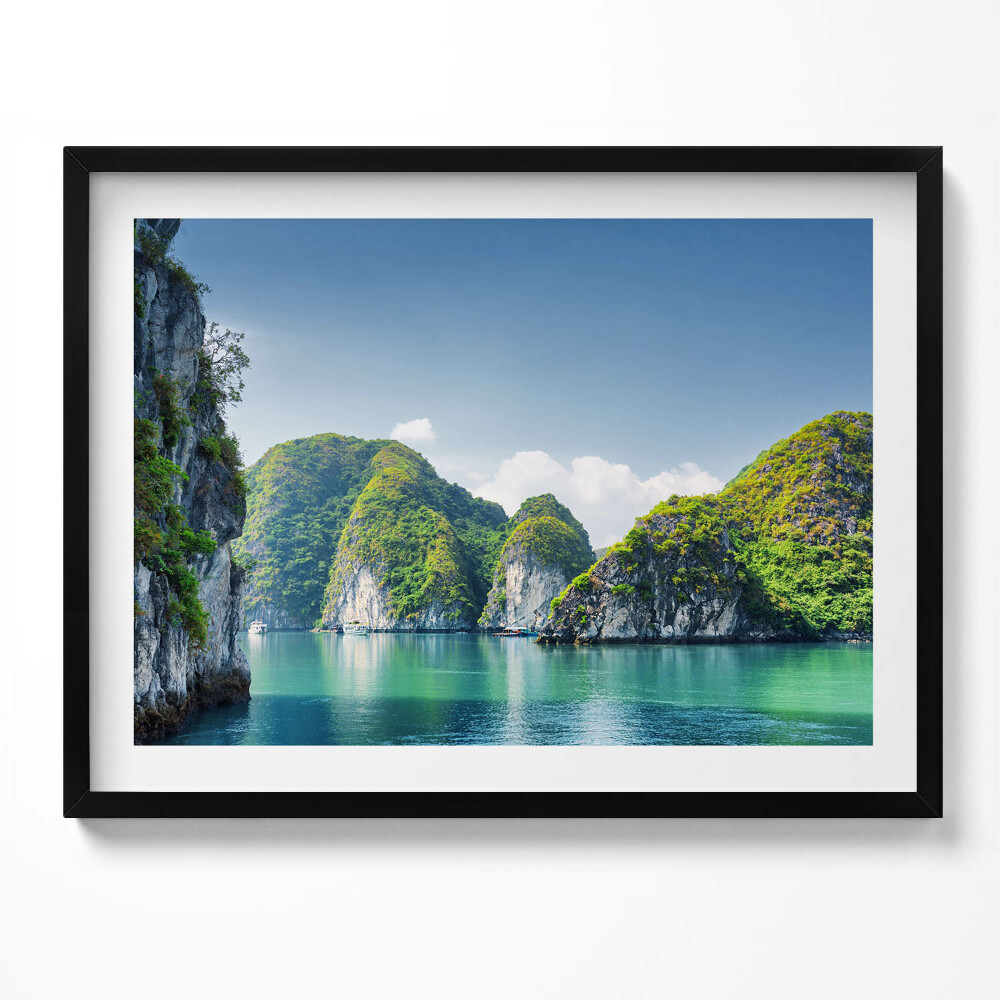 Obraz s rámem Tyrkysové moře a útesy