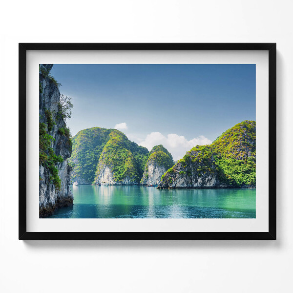 Obraz s rámem Tyrkysové moře a útesy