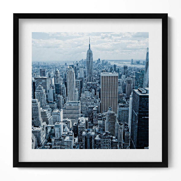 Obraz v rámu efektivní Pohled na New York