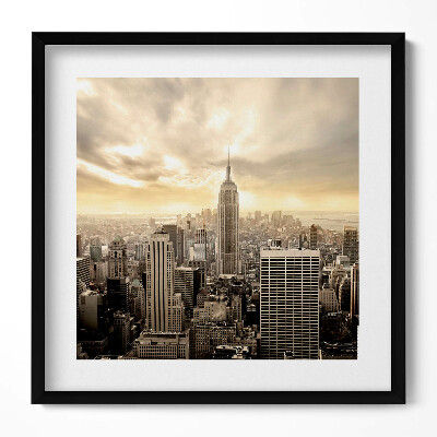 Obraz v rámu efektivní Panorama Empire State Building