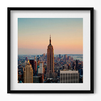 Obraz v rámu efektivní Panorama New Yorku