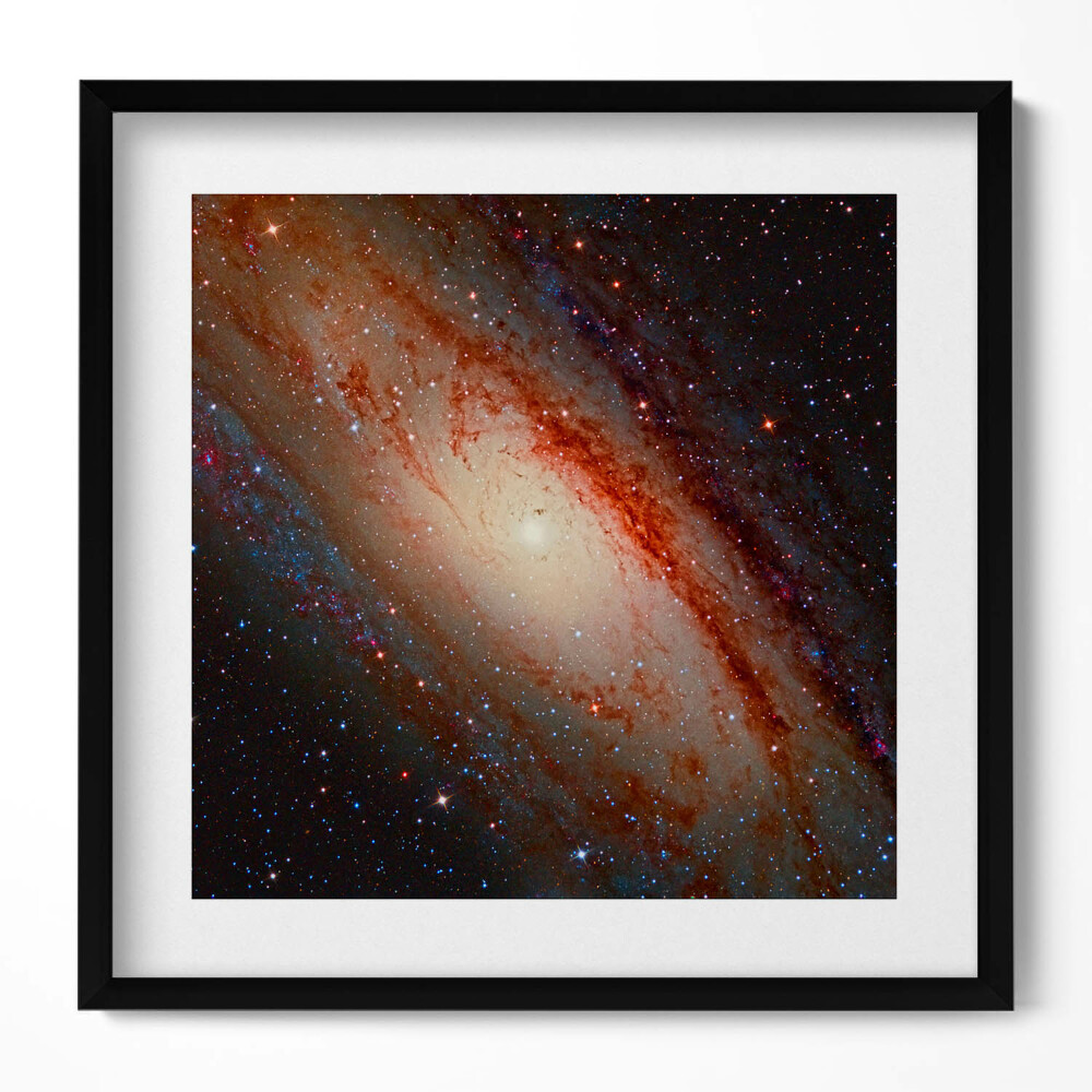 Obraz v rámu efektivní Vesmírná galaxie a hvězdy