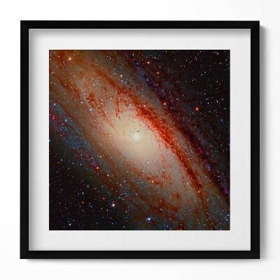 Obraz v rámu efektivní Vesmírná galaxie a hvězdy
