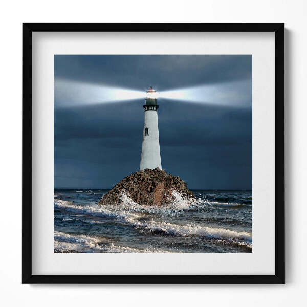 Obraz v rámu efektivní Maják