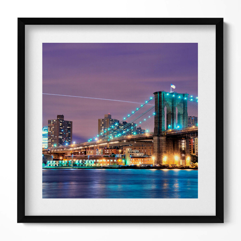 Obraz v rámu efektivní Brooklynský most