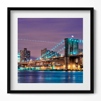 Obraz v rámu efektivní Brooklynský most