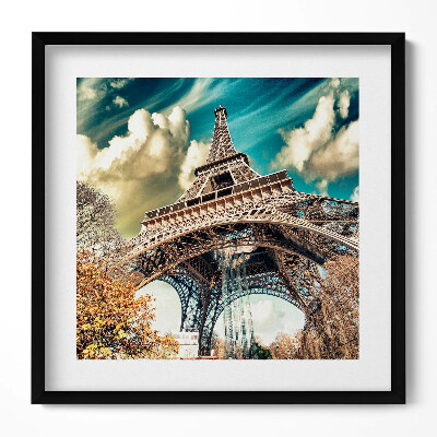 Obraz v rámu efektivní Skvělý výhled na Eiffelovu věž