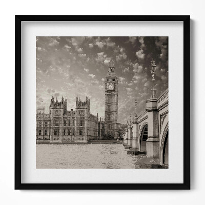 Obraz v rámu efektivní Londýn Anglie Big Ben