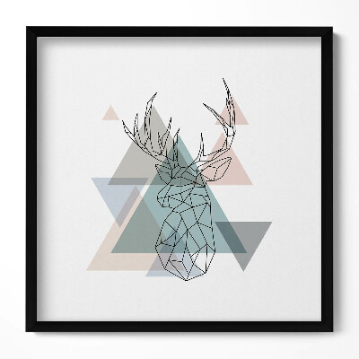 Obraz v rámu efektivní Geometrický sob