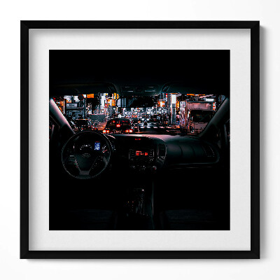 Obraz v rámu efektivní Auto v Tokiu