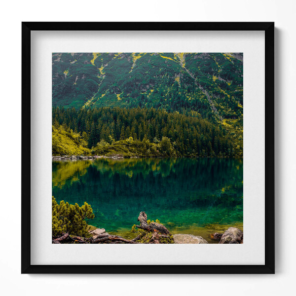 Obraz v rámu efektivní Morskie Oko v Tatrách