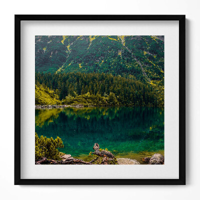 Obraz v rámu efektivní Morskie Oko v Tatrách