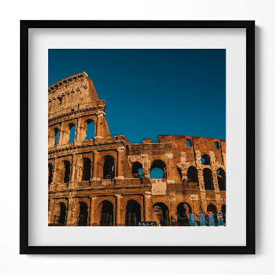 Obraz v rámu efektivní Koloseum v Itálii