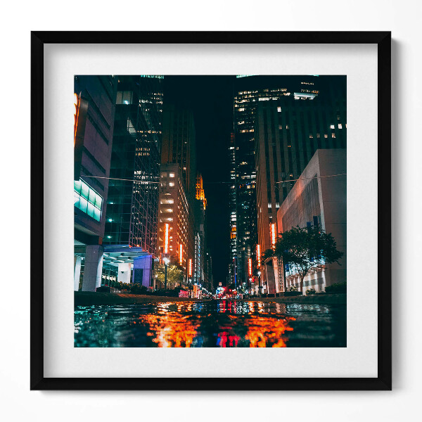 Obraz v rámu efektivní Hilton Hotel v Houstonu