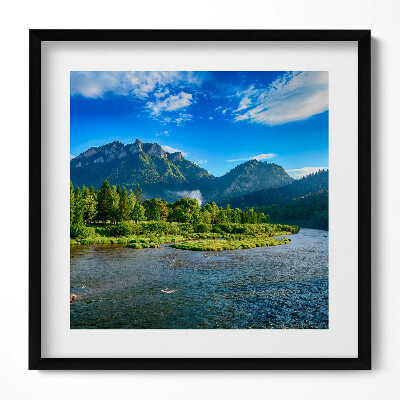 Obraz v rámu efektivní Průhyb Dunajce v pohoří Pieniny