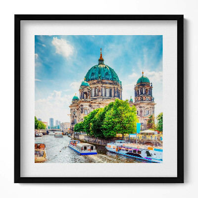 Obraz v rámu efektivní Berlínská katedrála Německo