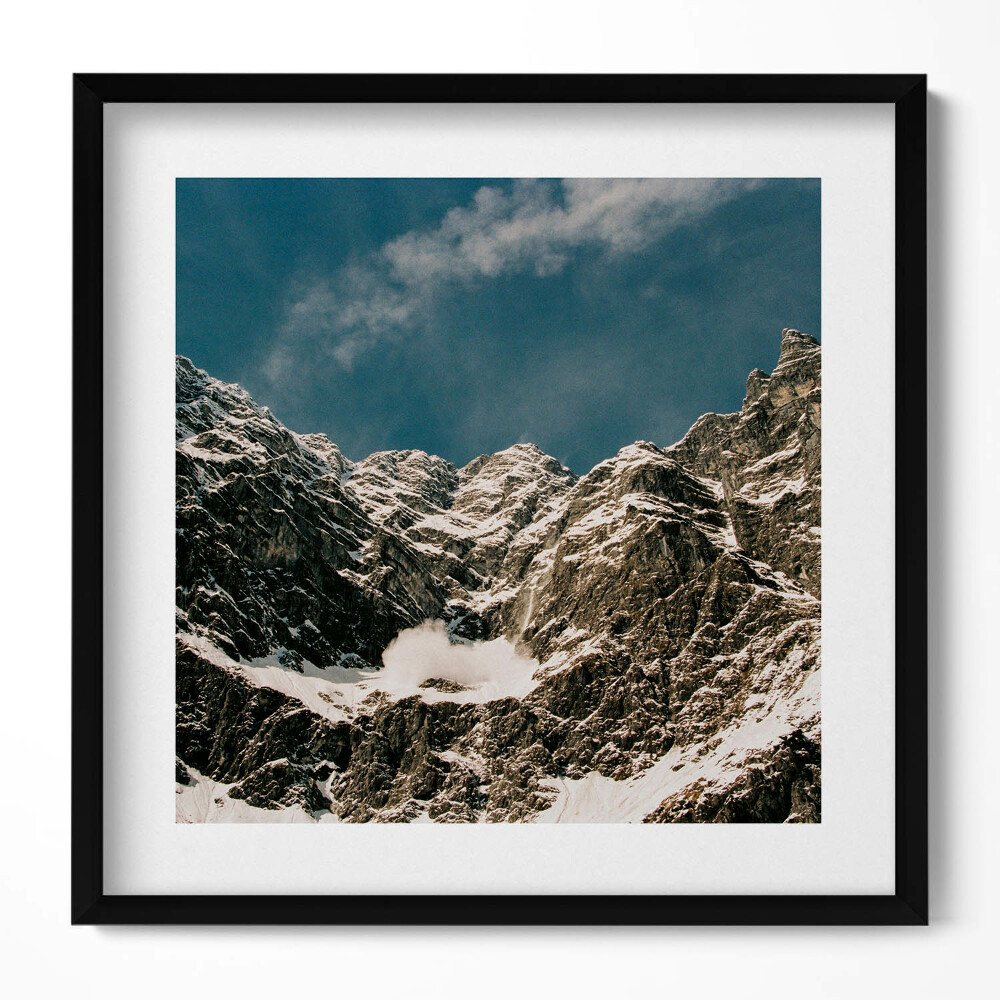 Obraz v rámu efektivní Pohoří Watzmann Berchtesgadener