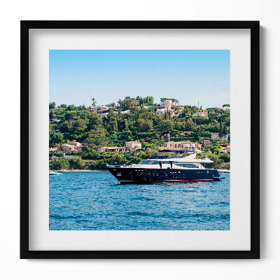 Obraz v rámu efektivní Saint Tropez Provence ve Francii