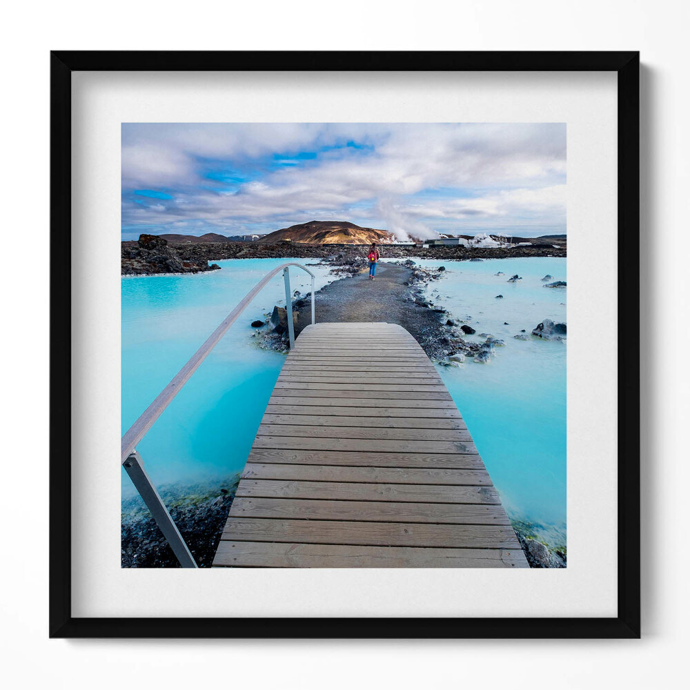 Obraz v rámu efektivní Atrakce na Islandu