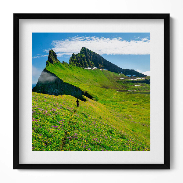 Obraz v rámu efektivní Islandská rezervace Hornstrandir