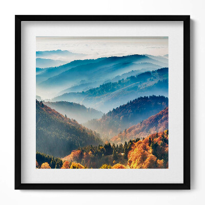 Obraz v rámu efektivní Horská krajina