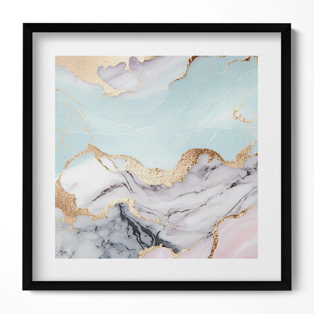 Obraz v rámu efektivní Mramor