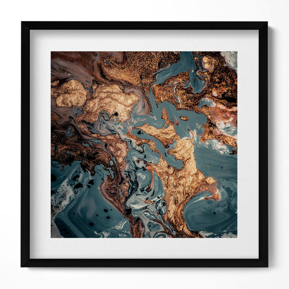 Obraz v rámu efektivní Mramor umění Abstrakt