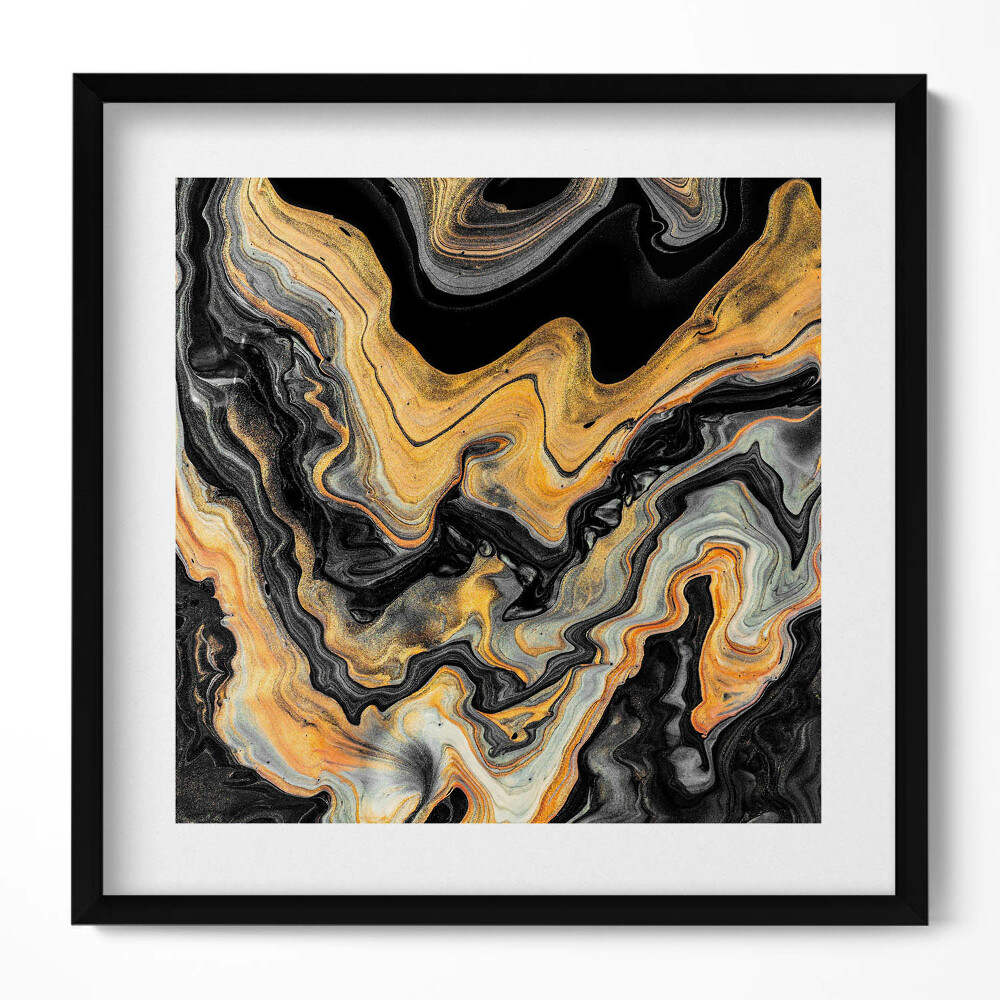 Obraz v rámu efektivní Mramorové moderní umění